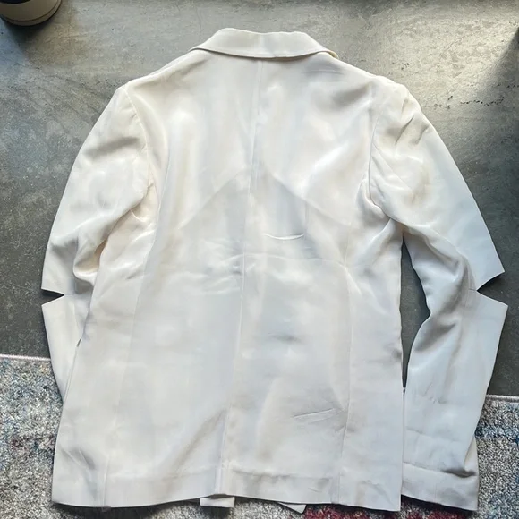 Tibi silk double breast blazer - Picture 4 of 4